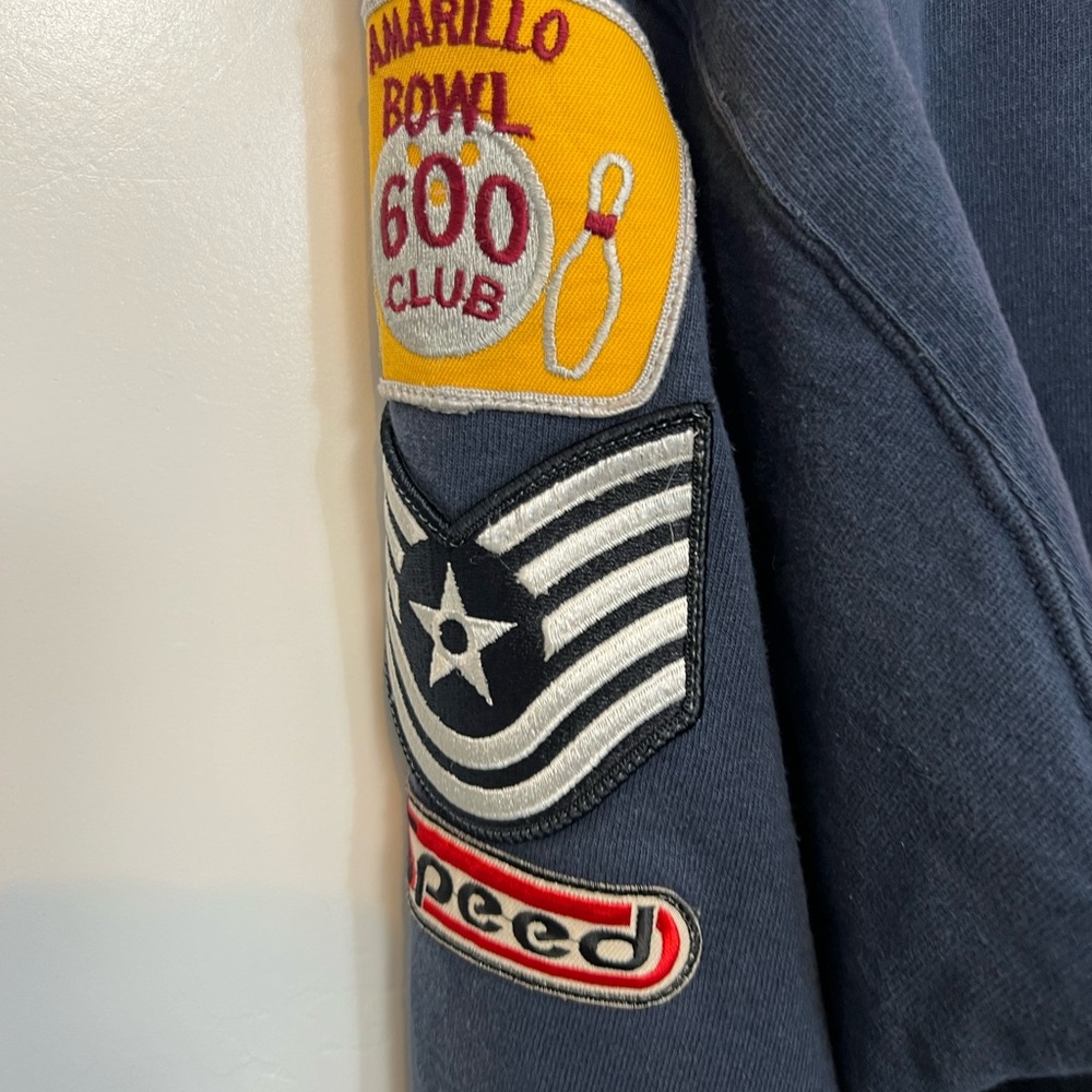 Riley transfer student split vintage Crewneck Patches, U of Utah / Montana state - Picture 9 of 9